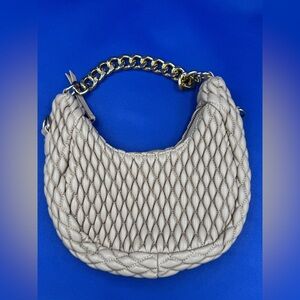 Like New! Urban Expressions Quilted Shoulder Bag – Neutral Tan